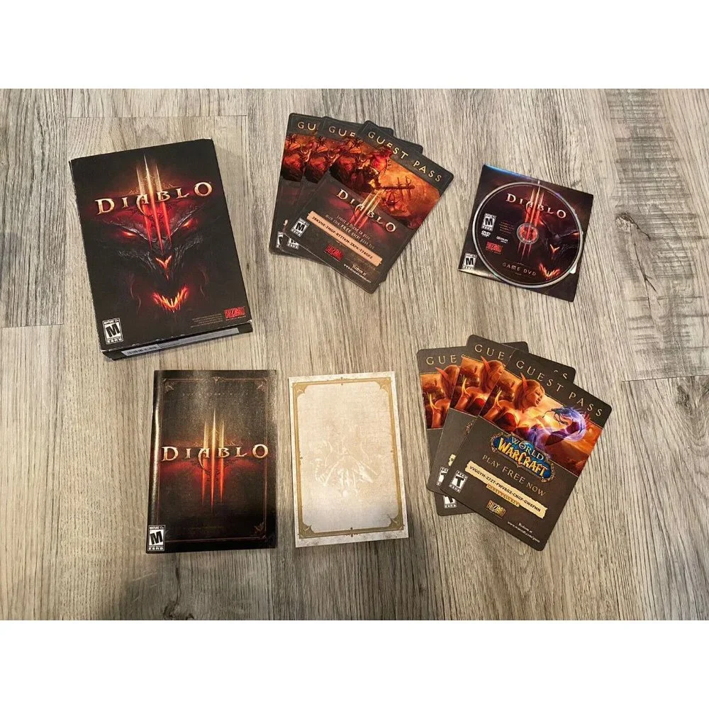 Diablo Battle Chest And Strategy Guide Lot PC Gaming